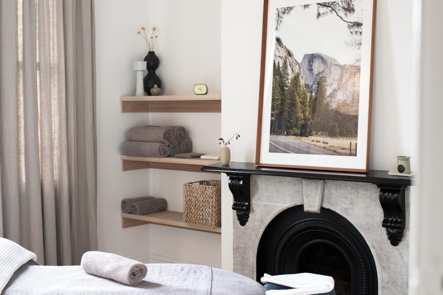 Milk & Honey Remedial Massage Therapy. Treatment room.